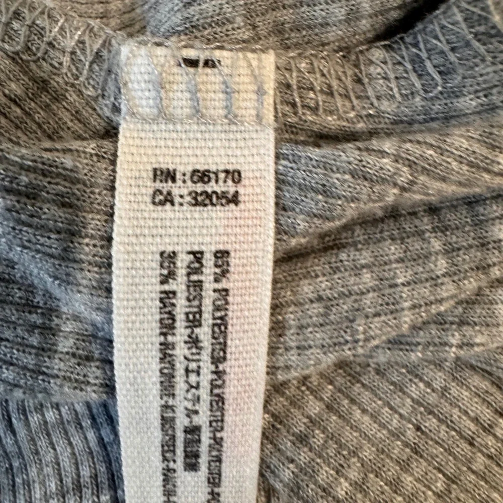Free People (Beach) Grey Ribbed High Neck Swing Tank Mini Dress | Size S